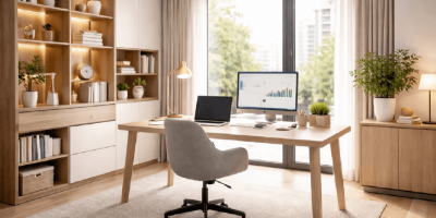 居家辦公空間怎麼規劃？裝潢設計與實用佈局完整指南